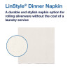 Linstyle Dinner Napkin, 1-Ply, 15 x 16, White, 1,000/Carton