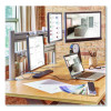 Dual-Extension Monitor Mount For Slat Wall System For 32" Tvs, 4.9w x 4.7d x 20.5h, Silver, Supports 22 Lb