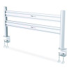 Slat Rail For Slat Wall System For 32" Tvs, 3.39w x 1.8d x 41h, Silver, Supports 33 Lb