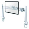 Slat Rail For Slat Wall System For 32" Tvs, 3.39w x 1.8d x 41h, Silver, Supports 33 Lb