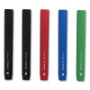 Permanent Marker, Tank-Style, Medium Chisel Tip, Assorted Colors, 5/Pack