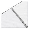 Soft-Cover Notebook Folio Set, 1-Subject, Narrow Rule, Black Cover, (80) 11 x 8.5 Sheets