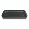 Seven-Compartment Expandable Plastic Drawer Organizer, 12.8 X 8.5 X 1.34, Black