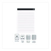 Notepads, Narrow Rule, (50) White 8.5" x 11" Sheets, 12/Pack