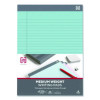 Notepads, Wide/Legal Rule, (50) Assorted Pastel Color 8.5 x 11 Sheets, 6/Pack