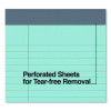 Notepads, Wide/Legal Rule, (50) Assorted Pastel Color 8.5 x 11 Sheets, 6/Pack