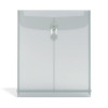 Poly String And Button Storage Envelope, Letter Size, Clear, 5/Pack