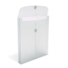 Poly String And Button Storage Envelope, Letter Size, Clear, 5/Pack