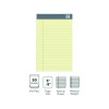 Notepads, Narrow Rule, 50 Canary Yellow 5 x 8 Sheets, 6/Pack