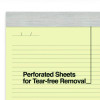 Notepads, Narrow Rule, (50) Canary Yellow 8.5 x 11 Sheets, 6/Pack
