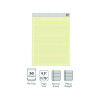 Notepads, Narrow Rule, (50) Canary Yellow 8.5 x 11 Sheets, 6/Pack