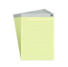 Notepads, Narrow Rule, (50) Canary Yellow 8.5 x 11 Sheets, 6/Pack