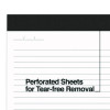 Notepads, Narrow Rule, (50) White 8.5 x 11 Sheets, 6/Pack