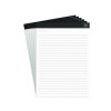 Notepads, Narrow Rule, (50) White 8.5 x 11 Sheets, 6/Pack