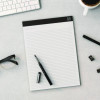 Notepads, Narrow Rule, (50) White 8.5 x 11 Sheets, 6/Pack