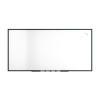 Magnetic Porcelain Dry Erase Board, 96" x 48", White Surface, Black Aluminum Frame
