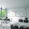 Magnetic Porcelain Dry Erase Board, 96" x 48", White Surface, Black Aluminum Frame