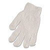 Pro Ctps400/Nlw Series Natural White String Knit Gloves, Reversible, Medium, White, 12 Pairs