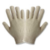 Pro Ctps400/Nlw Series Natural White String Knit Gloves, Reversible, Small, White, 12 Pairs
