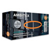 N720 Series Powder-Free Nitrile Gloves, Medium, 6 Mil Thick, 12" Long, Black, 100/Box, 10 Boxes/Carton