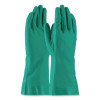 Pro N650 Series Flock-Lined Nitrile Rubber Gloves, 13" Long, X-Large, Green, 12 Pairs