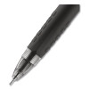Signo 207 Needle Point Gel Pen, Retractable, Medium 0.7 Mm, Black Ink, Smoke/Black Barrel, 4/Pack