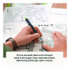 Kurutoga Mechanical Pencil With Tube Of Diamond Lead, 0.7 Mm, Hb (#2), Black Lead, Black/Green Barrel