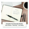 Signo 207 Gel Pen, Retractable, Medium 0.7 Mm, Black Ink, Clear/Black Barrel, 5/Pack