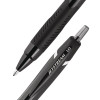 Jetstream Elements Hybrid Gel Pen, Retractable, Medium 1 Mm, Black Ink, Translucent Black/Black Barrel, Dozen