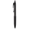 207 Plus+ Gel Pen, Retractable, Micro 0.5 Mm, Black Ink, Black Barrel, Dozen