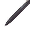 207 Plus+ Gel Pen, Retractable, Micro 0.5 Mm, Black Ink, Black Barrel, Dozen