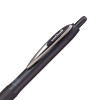 207 Plus+ Gel Pen, Retractable, Micro 0.5 Mm, Black Ink, Black Barrel, Dozen