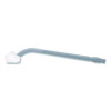 Toilet Bowl Swab, 26" Handle, Gray/Red/White