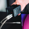 Uta-05 Gan Iii Universal Travel Adapter, (2) Usb-A/(2) Usb-C/Quick Charge 4+