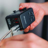 Uta-06 Gan Iii Universal Travel Adapter, (2) Usb-A/(2) Usb-C/Quick Charge 4+