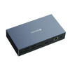 Usb-C Pro Docking Station 17-In-1, Audio/Displayport/Hdmi/Micro Sd/Rj45/Sd/Usb-A/Usb-C, Gray