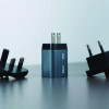 35 W 2-Port Gan Wall Charger, Black/Gray