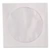Cd/Dvd Sleeves, 1 Disc Capacity, Clear/White, 50/Box