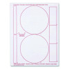 Inkjet Media Labels, Matte White, 50 Sheets/Pack