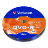 Dvd-R Recordable Disc, 4.7 Gb, 16x, Wrap, Silver, 10/Pack