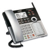 Cm18245 Four-Line Business System Extension Deskset For Use With Vtech Cm18445, Silver/Black
