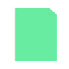 Color Paper - "Punchy Pastels" Assortment, 24 Lb Bond Weight, 8.5 x 11, Breezy Blue, 200/Pack
