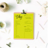 Color Paper - "Punchy Pastels" Assortment, 24 Lb Bond Weight, 8.5 x 11, Lively Lemon, 200/Pack