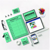Color Cardstock -"Punchy Pastels" Assortment, 65 Lb Cover Weight, 8.5 x 11, Breezy Blue, 100/Pack
