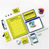 Color Cardstock -"Punchy Pastels" Assortment, 65 Lb Cover Weight, 8.5 x 11, Lively Lemon, 100/Pack