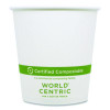 Paper Hot Cups, 10 Oz, White, 1,000/Carton