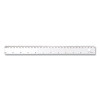 Transparent Shatter-Resistant Plastic Ruler, Standard/Metric, 12" Long, Clear