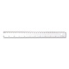 Transparent Shatter-Resistant Plastic Ruler, Standard/Metric, 12" Long, Clear
