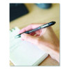 Z-Grip Ballpoint Pen, Retractable, Medium, 1 Mm, Black Ink, Clear/Black Barrel, 96/Pack