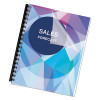 Pet Ultra Clear Binding Covers, 7 Mil Plastic, Square Corners, 11 x 8.5, Gloss Clear, 100/Pack
